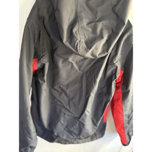 Mountain Warehouse Rain Jacket Boys 9-10 Black/red Waterproof Hood - Picture 2 of 11